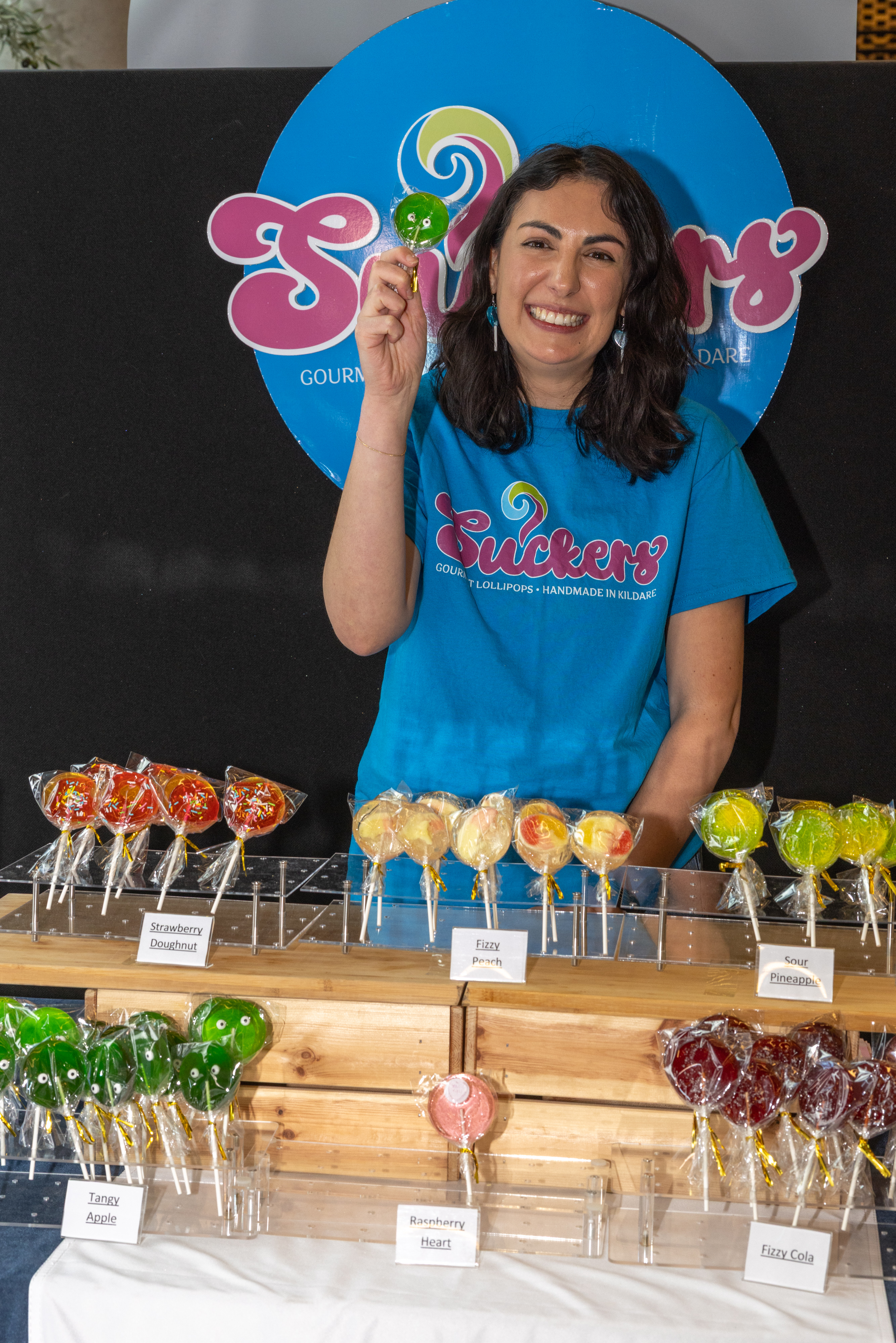 Person with Lollipop stall.